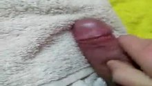 Cock rubbing cumshot