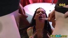 Fetish piss drenched ho
