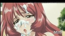 Horny Anime Mother Fucked Hard And Face Cumming